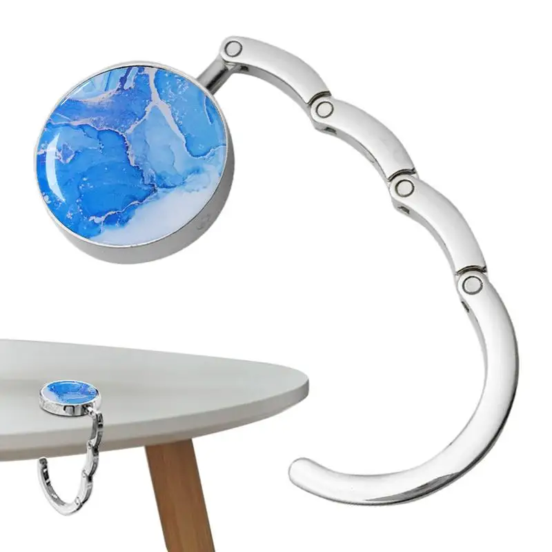 

1pcs Portable Fashion Folding Purse Handbag Bag Hanger Hook Holder Table Hook Unique Bag Parts Accessories