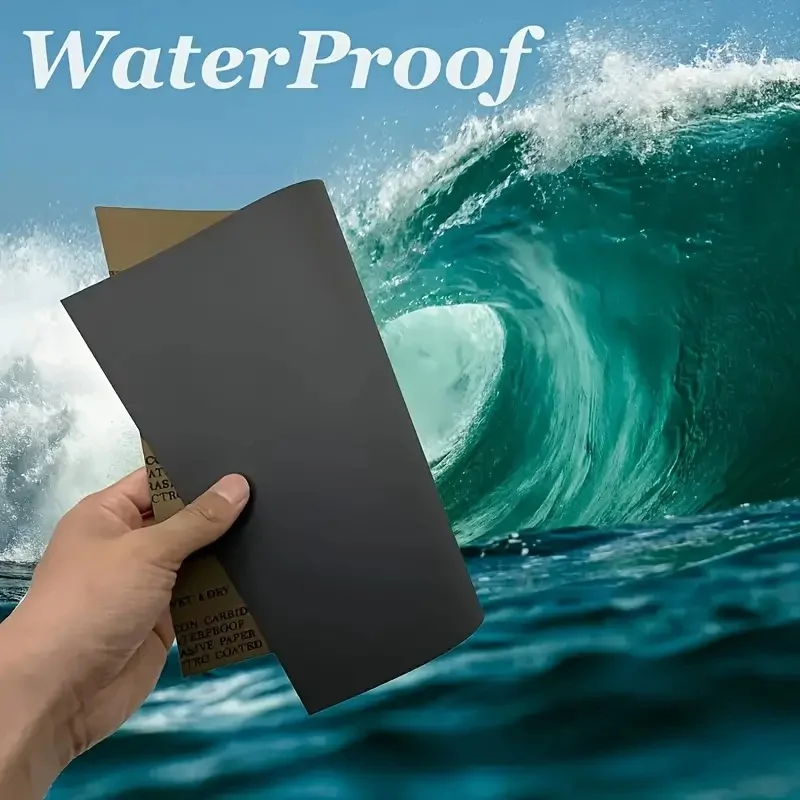 Sandpaper 5/10Pcs 60-2000 Wet And Dry Dual-Use Car Wood Grinding And Polishing Resistant Silicon Carbide Water Sandpaper