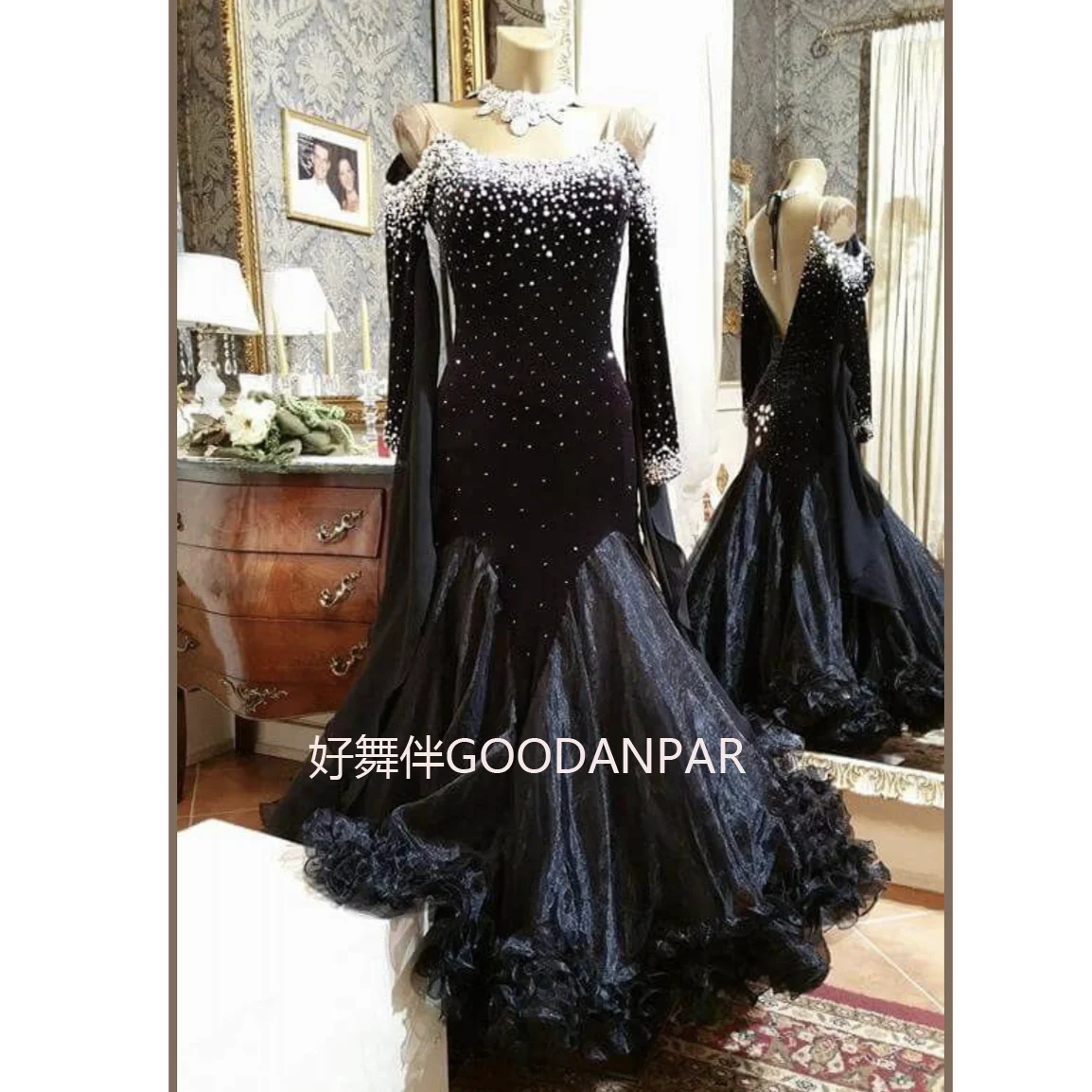 GOODANPAR Costume new Modern Competition Waltz Tango Ballroom Dance