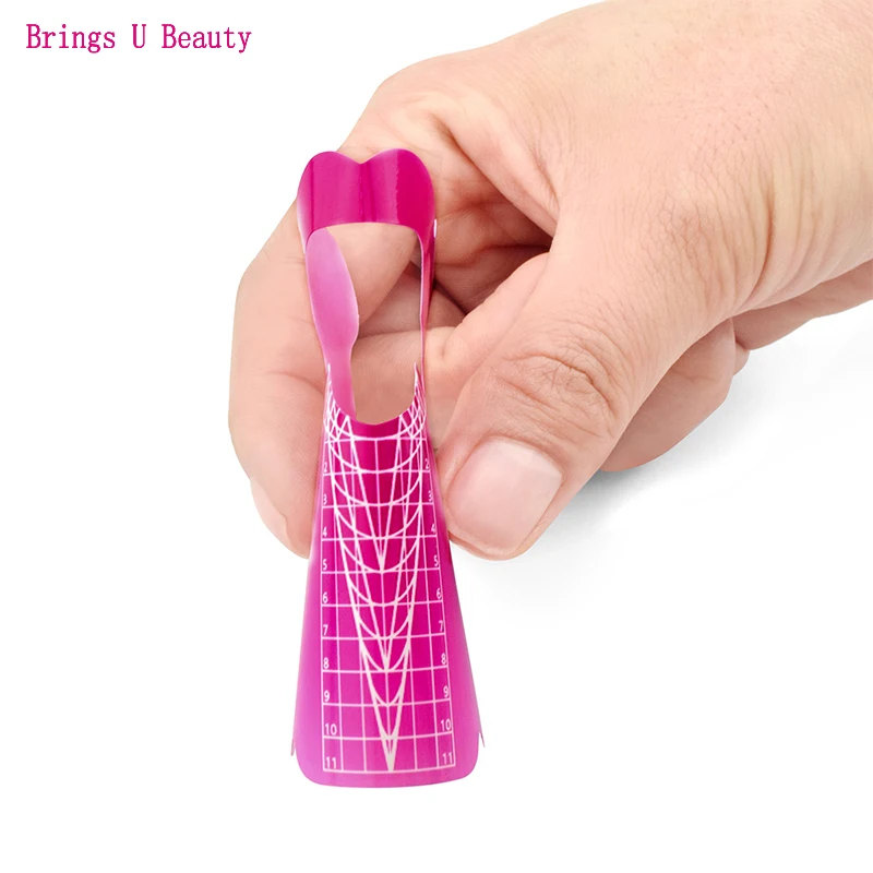 Self-Adhesive Nail Form Stickers for Nail Tips Extension