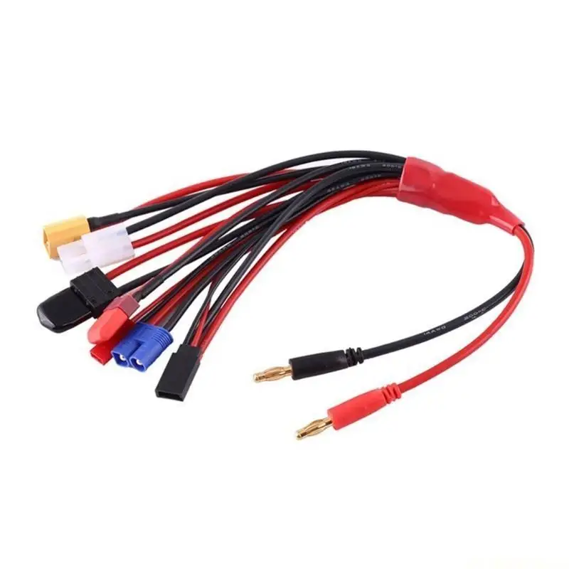 E56B 1 8 원격 제어 배터리 충전기 어댑터 커넥터 분배기 케이블 4.0mm 바나나 플러그-XT60 EC3