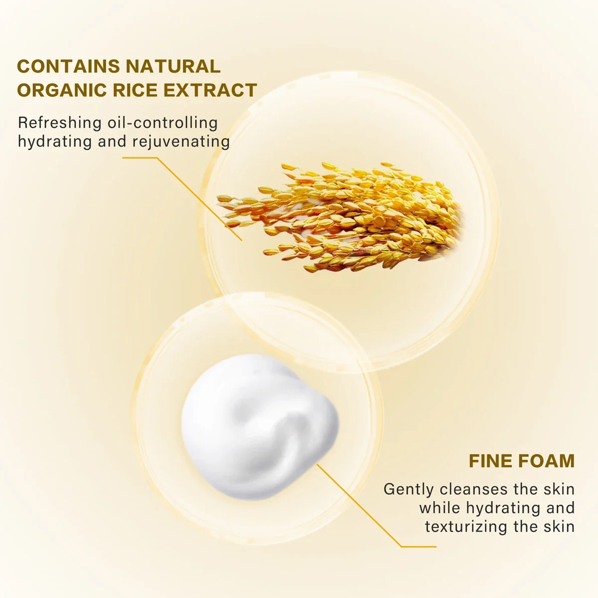 Original Skincare Rice Face Wash SkinCare Foam Moisturizing Brightening Rejuvenation Facial Cleanser Oily Skin Glow Recipe Cheap