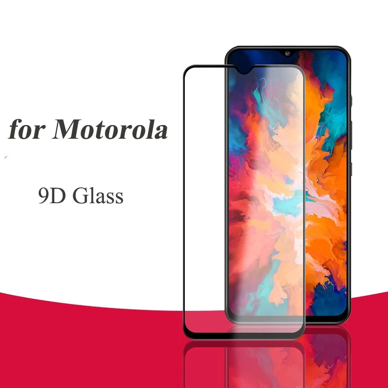 

Закаленное стекло с черными краями для Motorola Moto G32 G30 G20 G50 G60 G100 G82 9D, Защита экрана для Moto G10 Play G9 Power Glass