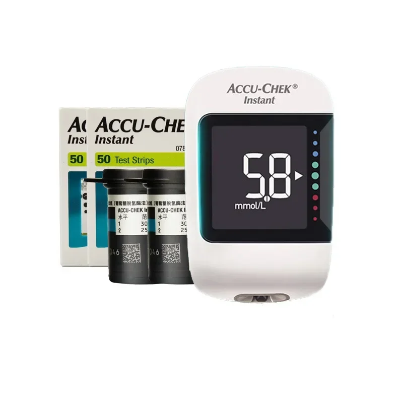 

ACCU Chek Instant Blood Glucose Test Strip Home health Blood Glucose Monitor Needle Delivery Needle expiration accesorios medico