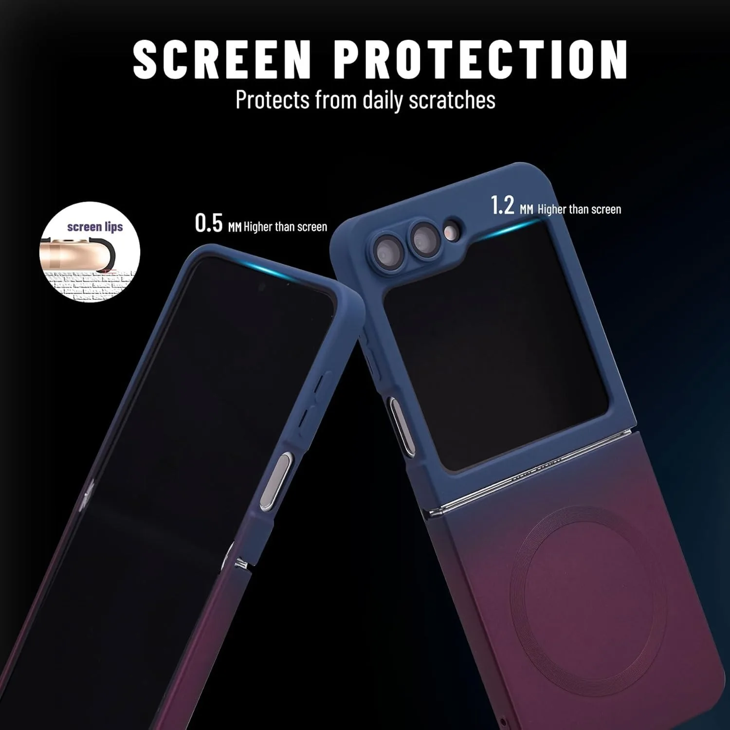 Luxury Gradient MagSafe Case - Soft Silicone Magnetic Charging Cover