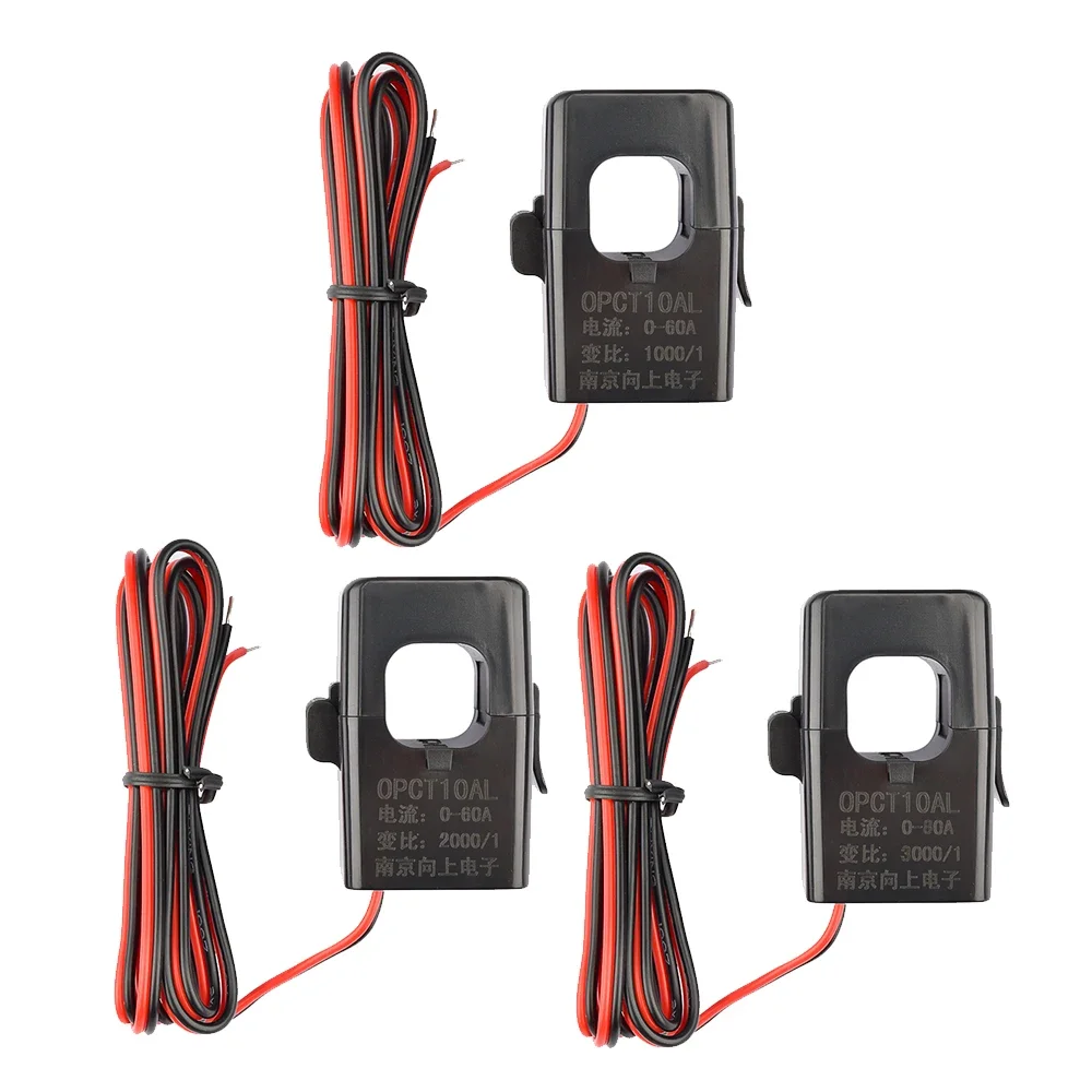 0-60A 1000/1 2000/1 3000/1 Morsetto Per Trasformatore Di Corrente A Nucleo Diviso In Miniatura Su Sensore Di Corrente A Morsetto Per Nuclei Di Ferrite