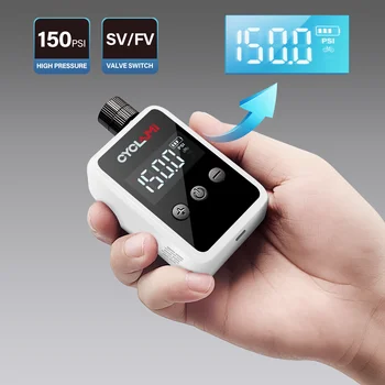 150PSI Portable Pocket Bike Electric Air Pump Schrader Presta Valve MTB MINI Rechargeable Compressor Tire Inflator CYCLAMI HW125 1