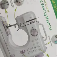 New Portable Electric Sewing Machine Pro With 12 Stitches Patterns,  Multifunctional Home Sewing Machine Parents sewing tools 1