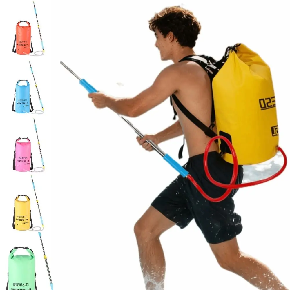 Backpack Style Water Shooter Stainless Steel Large Capacity Foam Sprayer Outdoor Design High Pressure Water Squirter 5