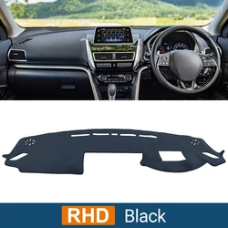 Car Dashboard Sun Shade Mat and Light Reduction Pad for Mitsubishi Eclipse Cross (RHD Black)