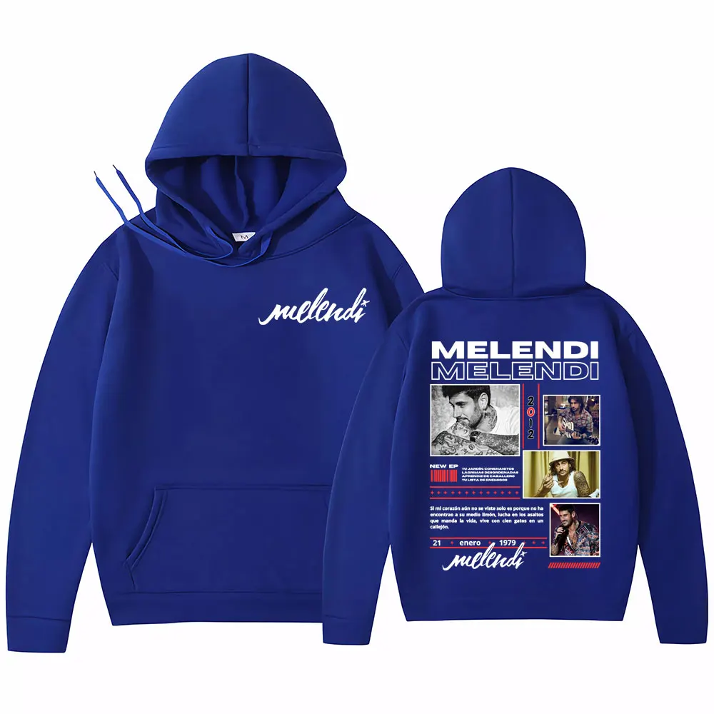 Alps Cru メンバーサイン入り 50枚限定盤 Rapper Melendi Album 2025 Tour Merch Sweatshirt Men Women