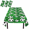 1/3 Stuks Voetbaltafelkleed voor WK 2026 feest Verjaardagsparty Decoraties - Plastic Tafelkleed voor Ballen-thema Benodigdheden 1