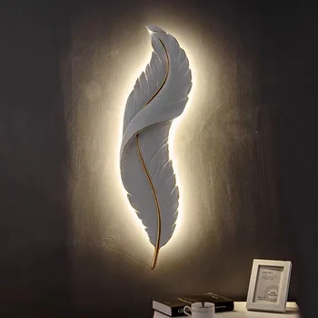 Modern LED Feather Wall Sconce 1