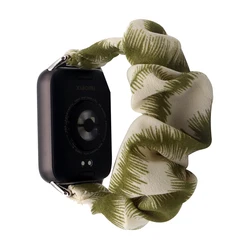 Stylish Scrunchies Fabric Watchband (Green)