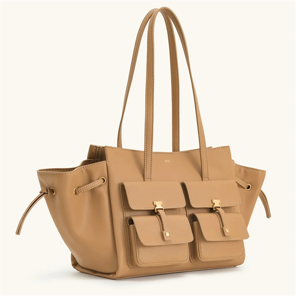 حقيبة يد نسائية من JW Pei، جلد نباتي، نمط دراجة نا...