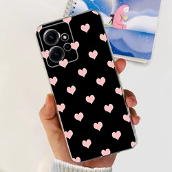Cute Cat Butterfly Soft Silicone Phone Case - Durable Protective Coque Bumper for Redmi Note12Pro Plus (334)