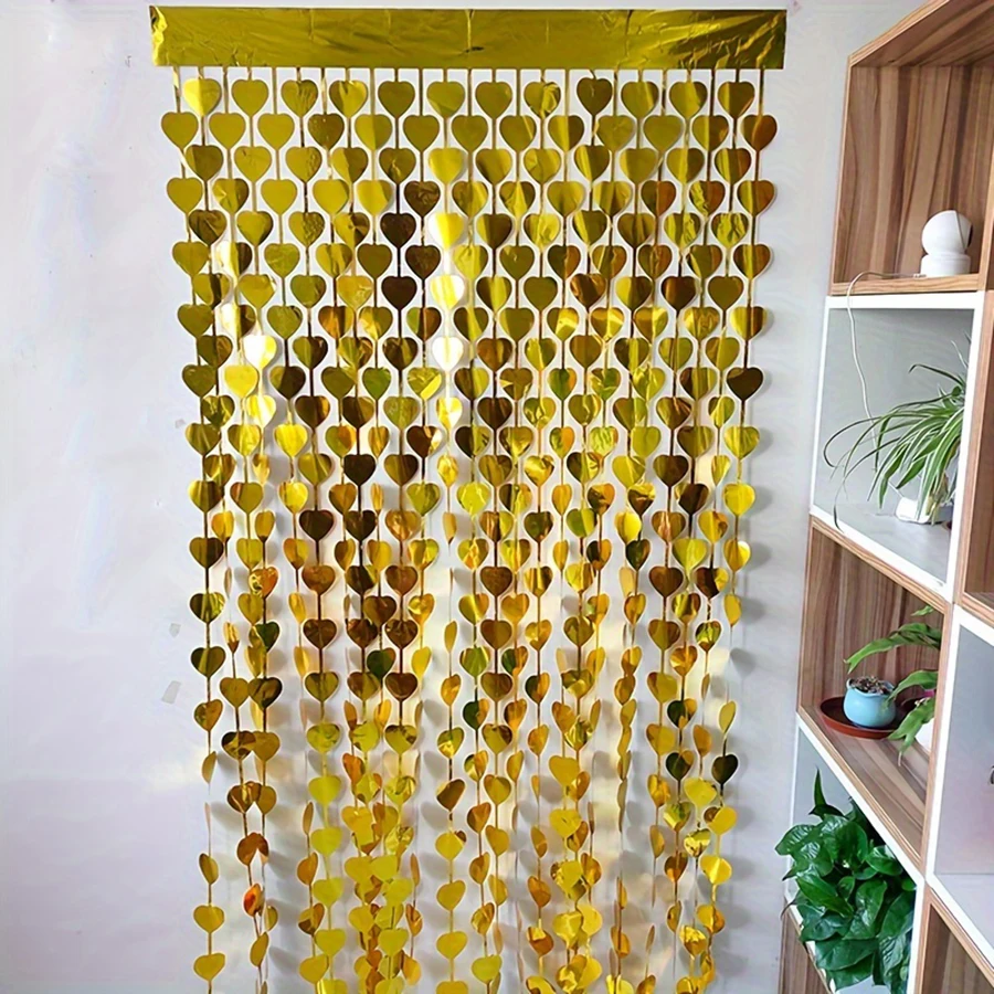 Romantic Celebration Curtain Backdrop