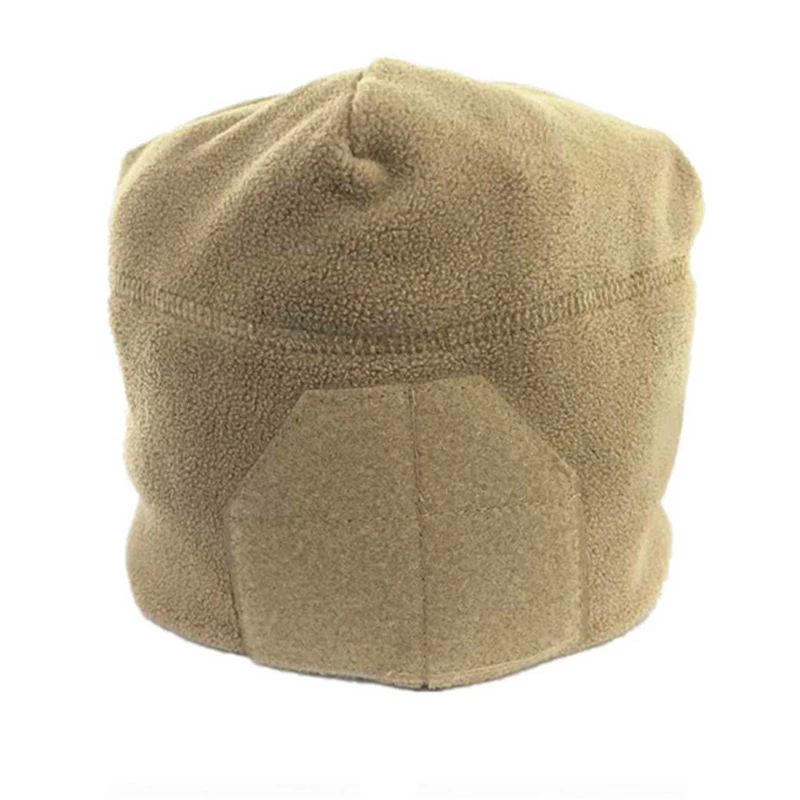 Fleece Mens Mountaineer hiking Windproof Magic stick beanie cap man Sports winter warm Patch fleece knit hat