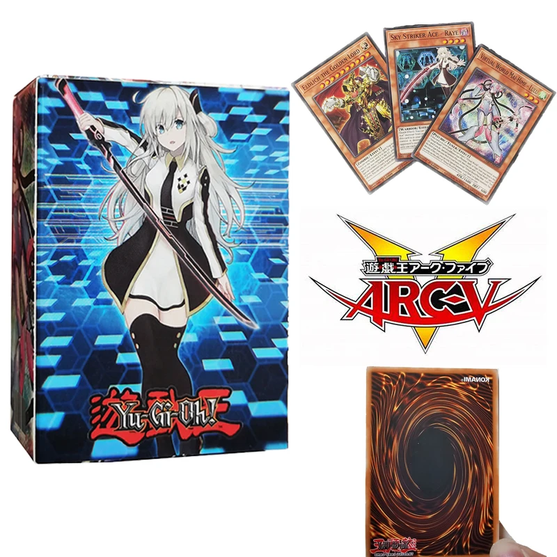 100 шт. Yu-Gi-Oh! Флэш-карта на английском языке черная волшебная девушка Крылатый