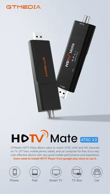 GTMEDIA HDTV Mate 4K デジタルテレビ受信機 チューナー GTMEDIA HDTV Mate 4K デジタルテレビ受信機 チューナー Gtmedia