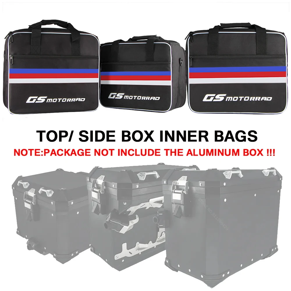Motorcycle Saddlebag For BMW R1250GS ADV LC R1200GS F850GS F750GS F800GS 2018-2025 Luggage Inner Bag Expandable Saddle Bags 1