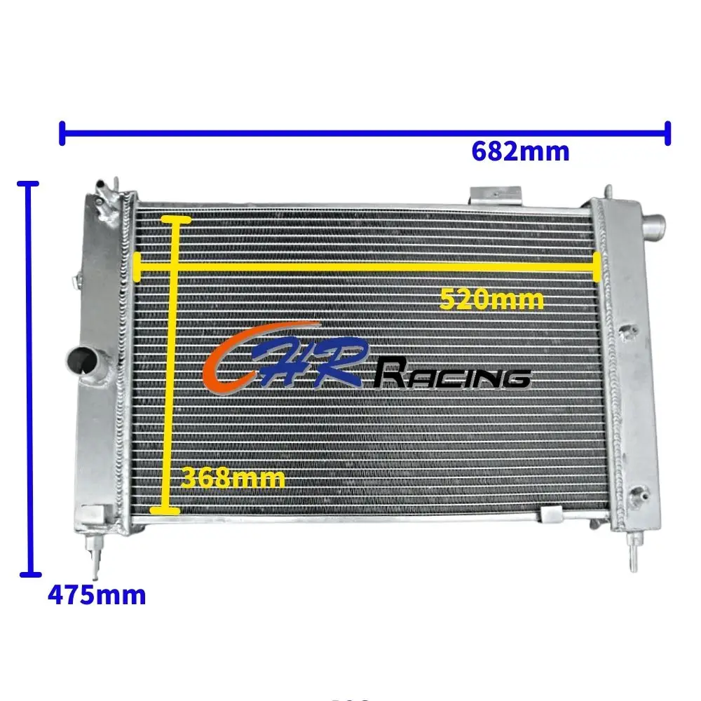 2RowAlloyAluminumRadiatorForVauxhallAstraMK216vGTEOpel