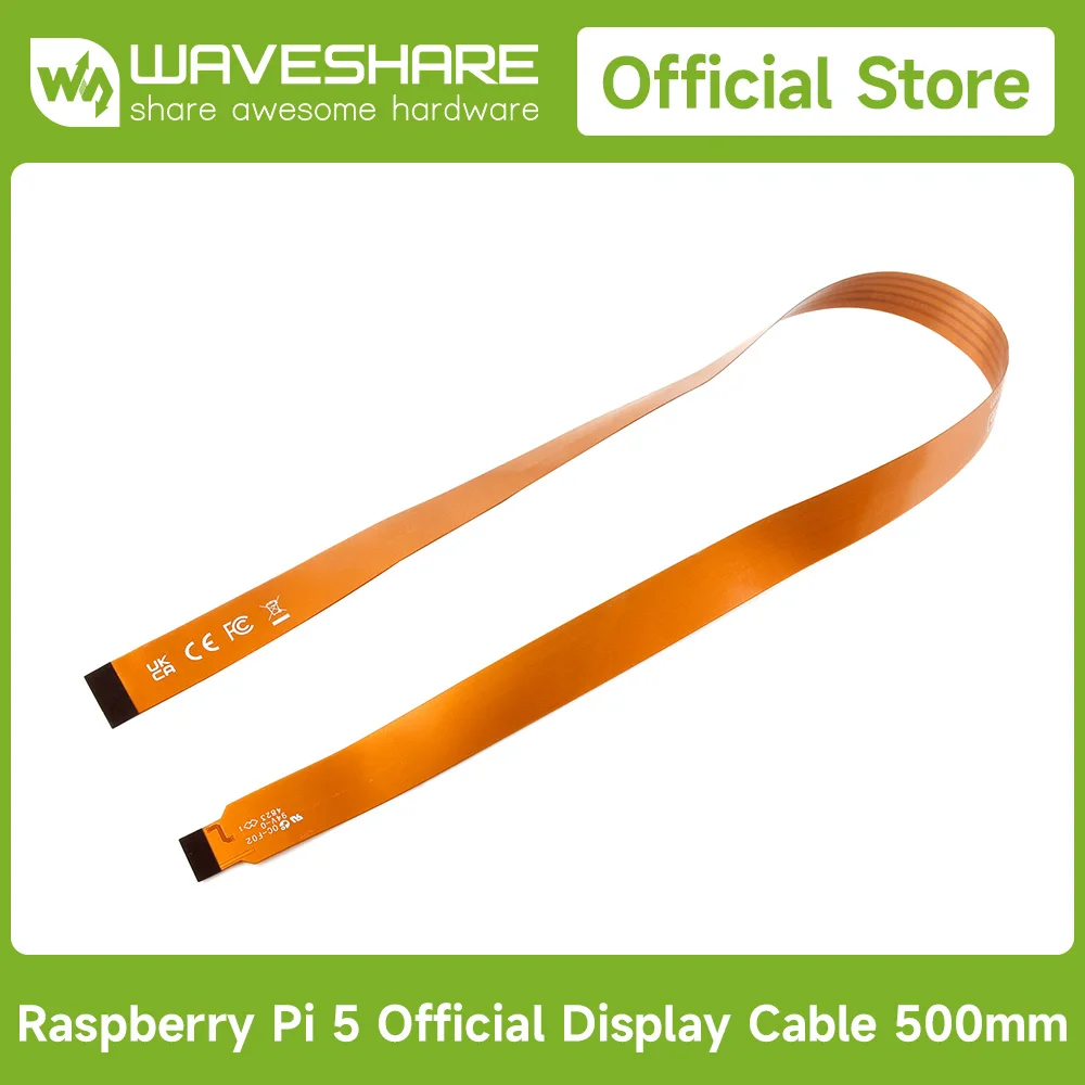 Display Raspberry Câble DSI Flexible Waveshare 300mm Pour Raspberry Pi 5 - Connexion 22Pin Vers 15Pin Pour Écrans DSI Raspberry Pi 5 Case Display Raspberry Câble DSI Flexible Waveshare 300mm Pour Raspberry Pi 5 - Connexion 22Pin Vers 15Pin Pour Écrans DSI Raspberry Pi 5 Case