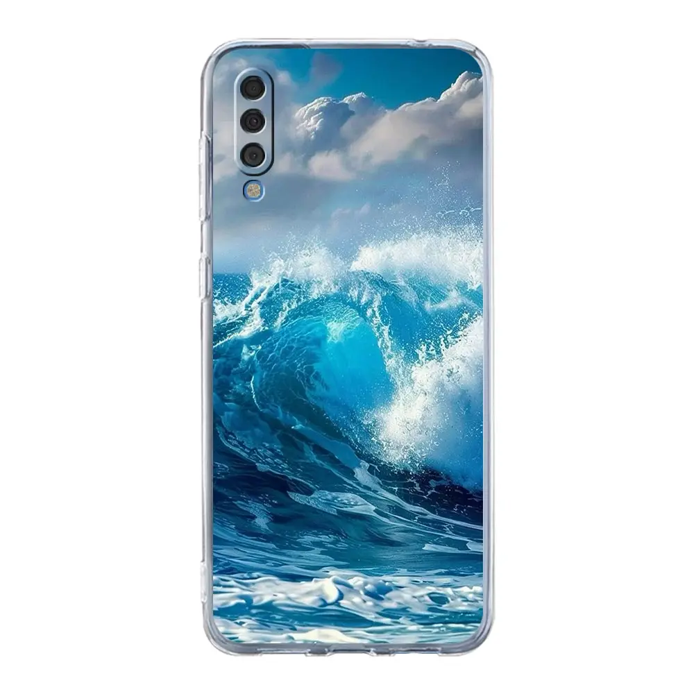 Blue Sea Ocean Waves Phone Case Cover