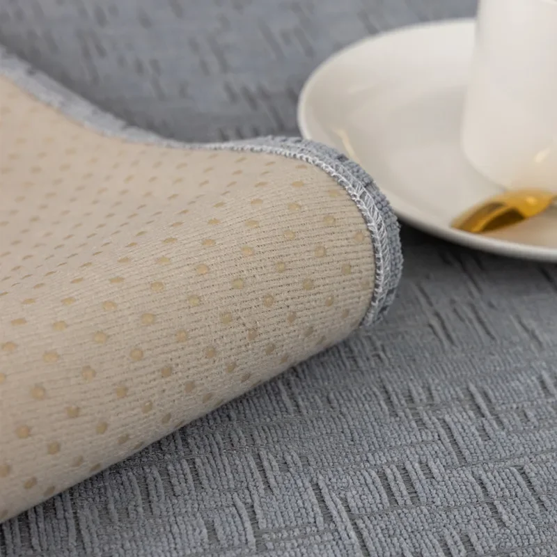 2024 New Gold Edge Sofa Cushion Universal Four Seasons Cover Fabric Seat Cushion Household Modern Simple Non Slip Sofa Towel 6