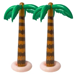 Set of 2 Large Inflatable Palm Trees for Beach and Pool Party Decor (2pcs Palm Tree)
