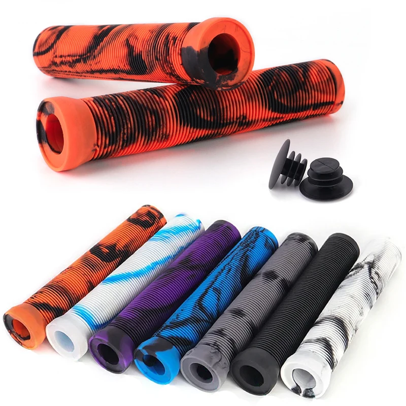 

Rubber Bicycle Handlebar Grips Non-slip Mtb Cuffs Lengthening and Thickening Soft Scooter Bike Handle Bar Covers Cycling Parts