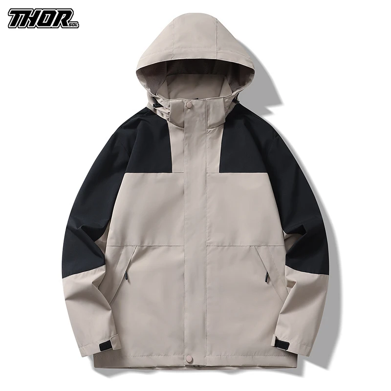 THORSOL Cycling Windbreaker Men's Windproof MTB Bike Clothing Rain Resistant Waterproof Bicycle Jacket Chaqueta Ciclismo Hombre