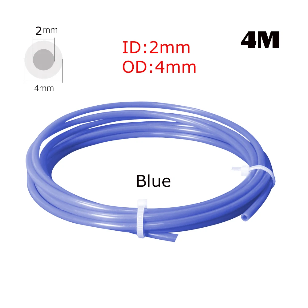 High-Precision 2.5mm ID x 4mm OD PTFE Tube for Direct Drive Extruder 3D Printers