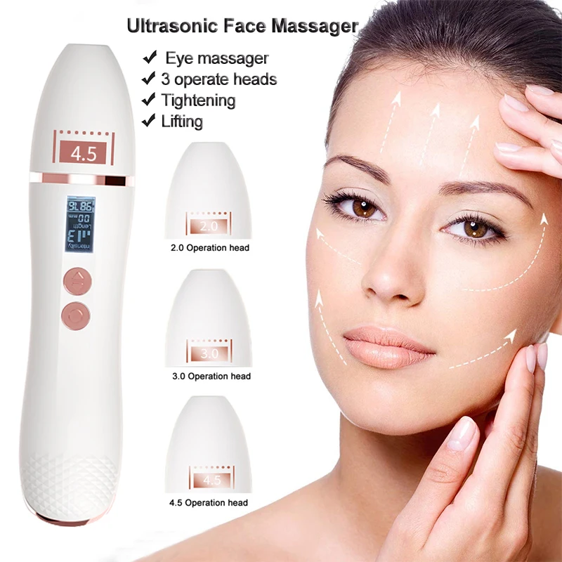 NEW7DMiniHifuUltrasonicFaceLiftingMassagerEyeCareBeauty