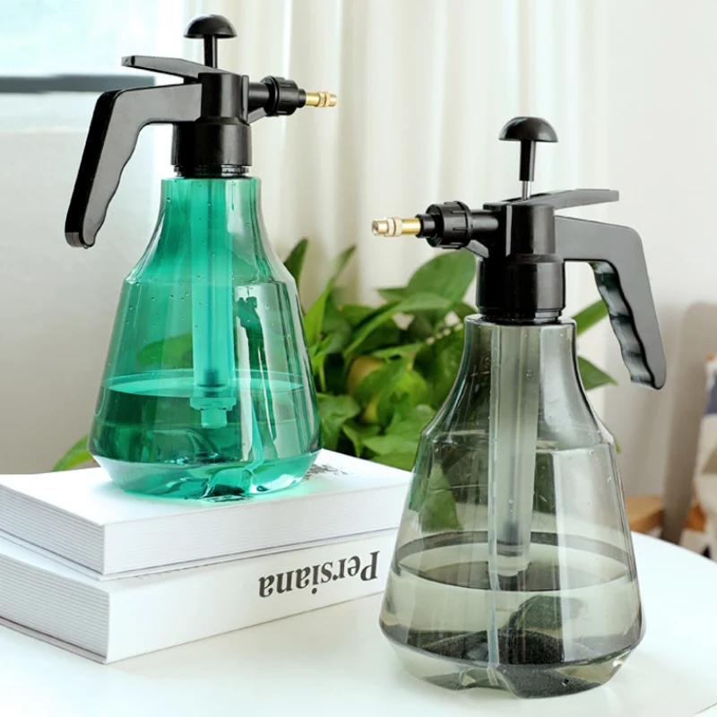 Watering Pot Flower Watering Pot with Column Pattern Air Pressure Spray Nozzle Spray Bottle Sprayer Planting Garden Watering Irrigation