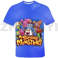 Hot 3D My Singing Monsters Graphic T Shirts Men Sports Short Sleeve Summer Family Games Tees Tops Baby Kids Cute Anime Tshirt 2