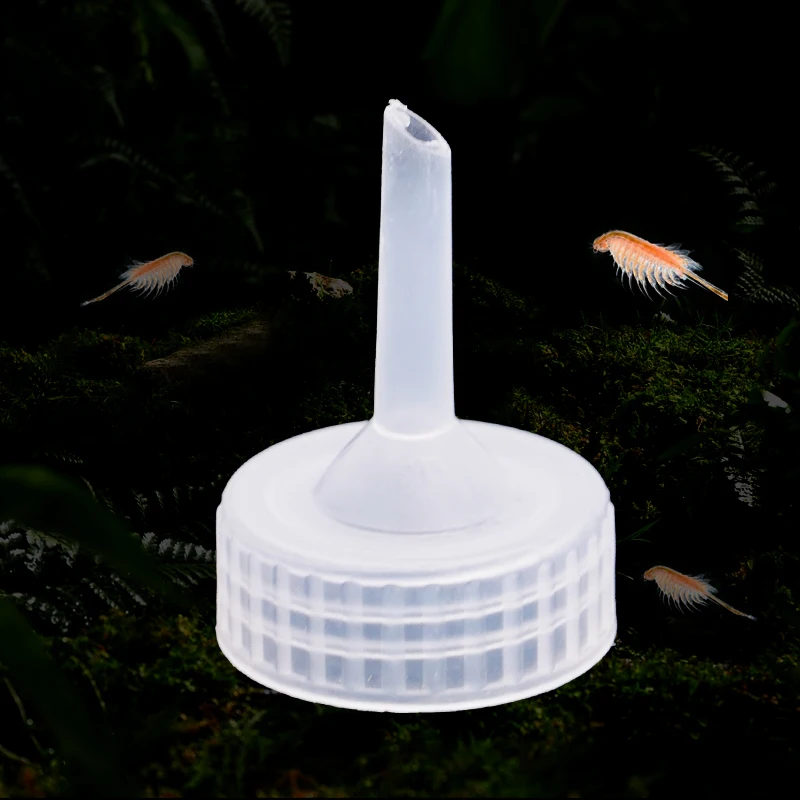 Aquarium Brine Shrimp Artemia Incubator Cap Fish Tank Shrimp Egg Hatchery Bottle Adapters DIY Bottle System Accessories 10/20Pcs brine shrimp eggs incubator