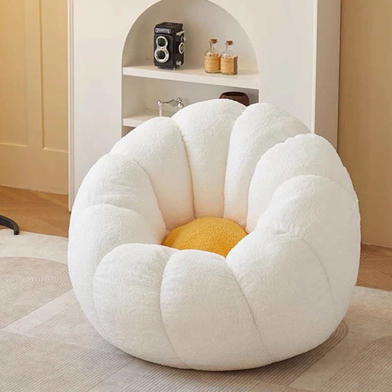 

Designer Modern Beautiful Sofas Puff Luxury Lazy Minimalist Designer Living Room Sofa Europe Bean Bag Divano Home Furniture