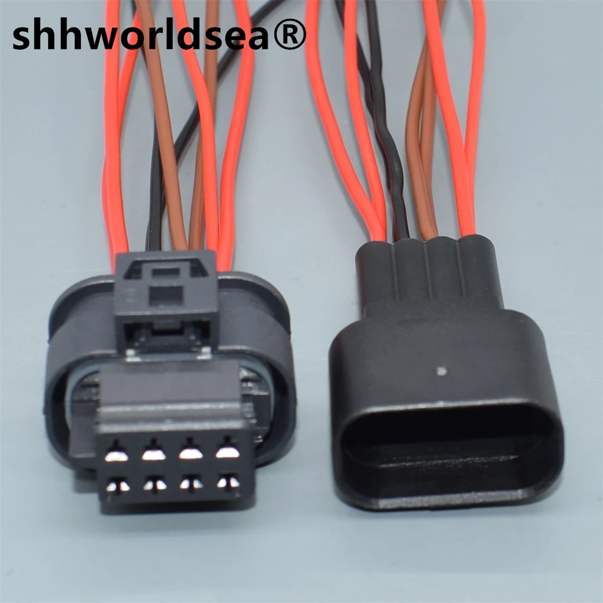 

shhworldsea 8 Pin female male 805 031 541 805-031-541 Reversing Radar Harness Connector Oxygen Sensor Plug For BMW Benz