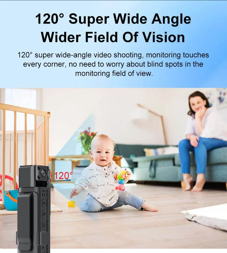 Description Picture 6 of itemNEW WIth Wifi Hotspot Mini Camera 1080P Portable Digital Video Recorder Body Camera Night Vision DVR Miniature Camcorder