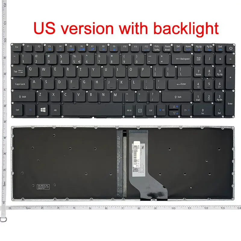 Clavier AZERTY Français Noir Neuf Pour Acer Aspire E5-573 / E5-774G / 575G