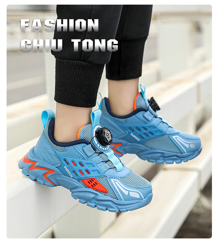Children Athletic Sneakers Summer Breathable Lightweight Outdoor Running Shoes Non-slip Tennis for Boys Kids Sports Size 28-39