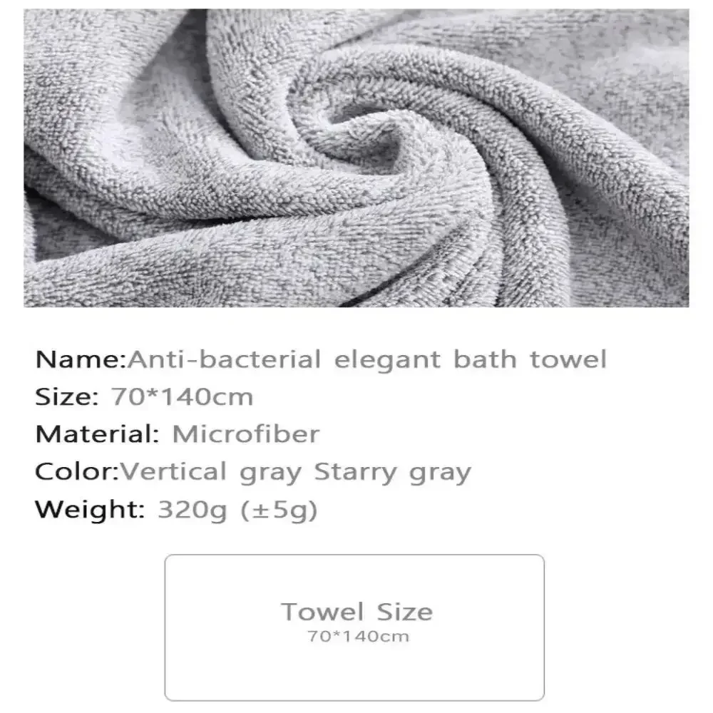 Description Picture 4 of itemThickened Bath Towels for The Body Microfiber Towel for Gym Sports Shower Robe for Spa Beath Home