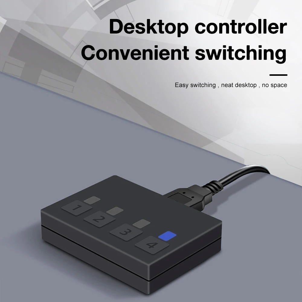 4K 60HZ HDMI ȣȯ KVM ġ 4 In 1 Out USB Ʈѷ , 4  ũž ǻ Ʈ  Win 7/10/Mac 
