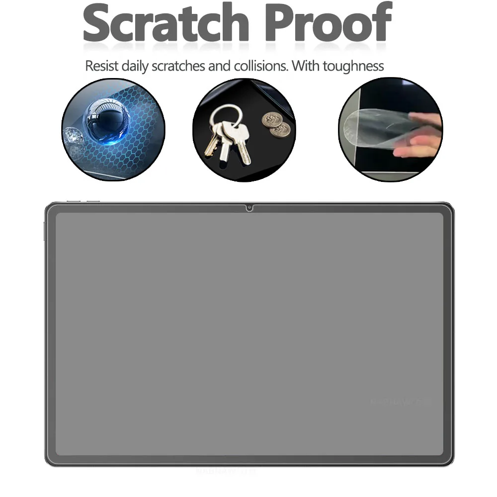 2 Pieces HD Scratch Proof Screen Protector Tempered Glass For Lenovo Xiaoxin Pad Pro 12.7 2025 Tablet Oil-Coating Hard Film 5