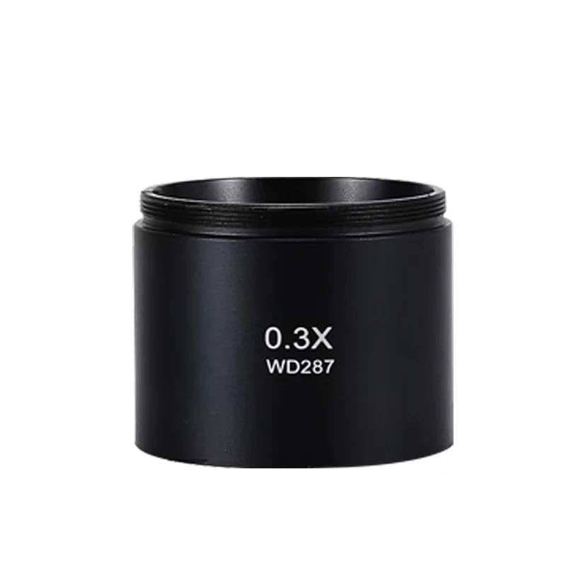 RF4 0.7X 0.48X WD165 0.5X 0.3X 보조 현미경 대물렌즈, 스테레오현미경에 적합, 작업 거리 증가