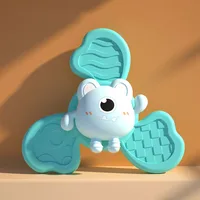 Baby Bath Toys Funny Bathing Sucker Spinner Suction Cup Cartoon Rattles Fidget Educational Toy Montessori Children Boy Girl Gift 2