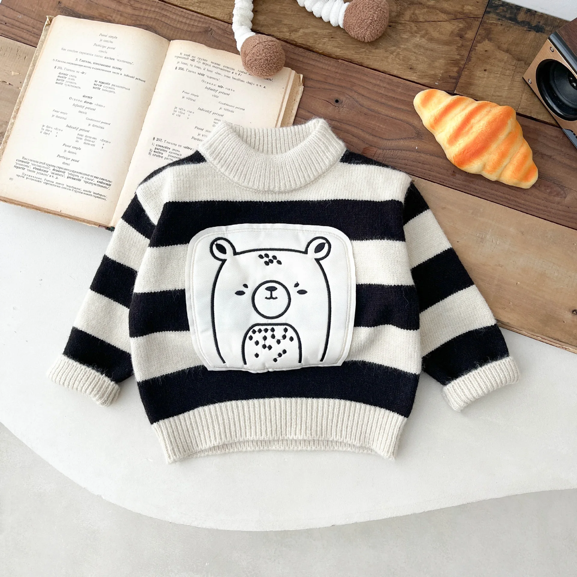 Knit Sweater Autumn Winter Baby Boy Girl Knitted Sweater