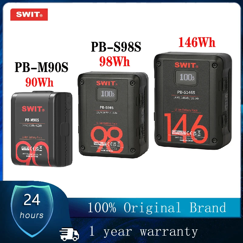 

Аккумулятор SWIT BP-M90S S98S S146S Карманный с V-образным креплением, литиевая батарея с V-образным замком для смартфона, ноутбука, с выходом 2xD-tap