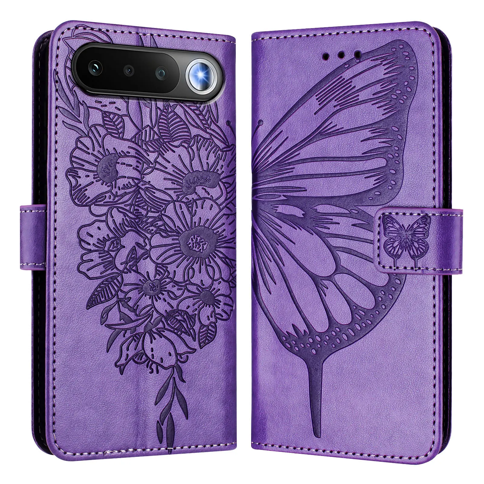 Classic Embossed Leather Flip Wallet Case for Realme 16 Pro Plus 5G